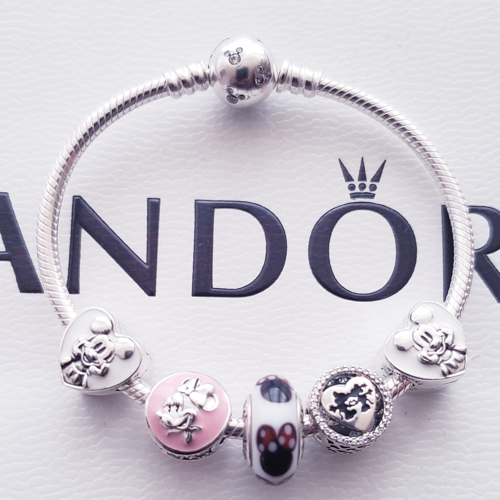 💫 6pc AUTHENTIC PANDORA DISNEY BRACELET SET